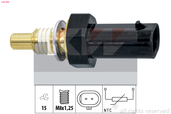 Senzor,temperatura lichid de racire 530 403 KW